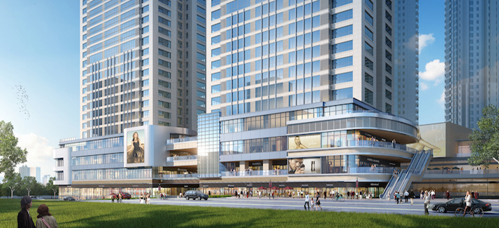 四川成都招商蛇口LED貼膜屏項目 四川成都招商蛇口LED貼膜屏項目