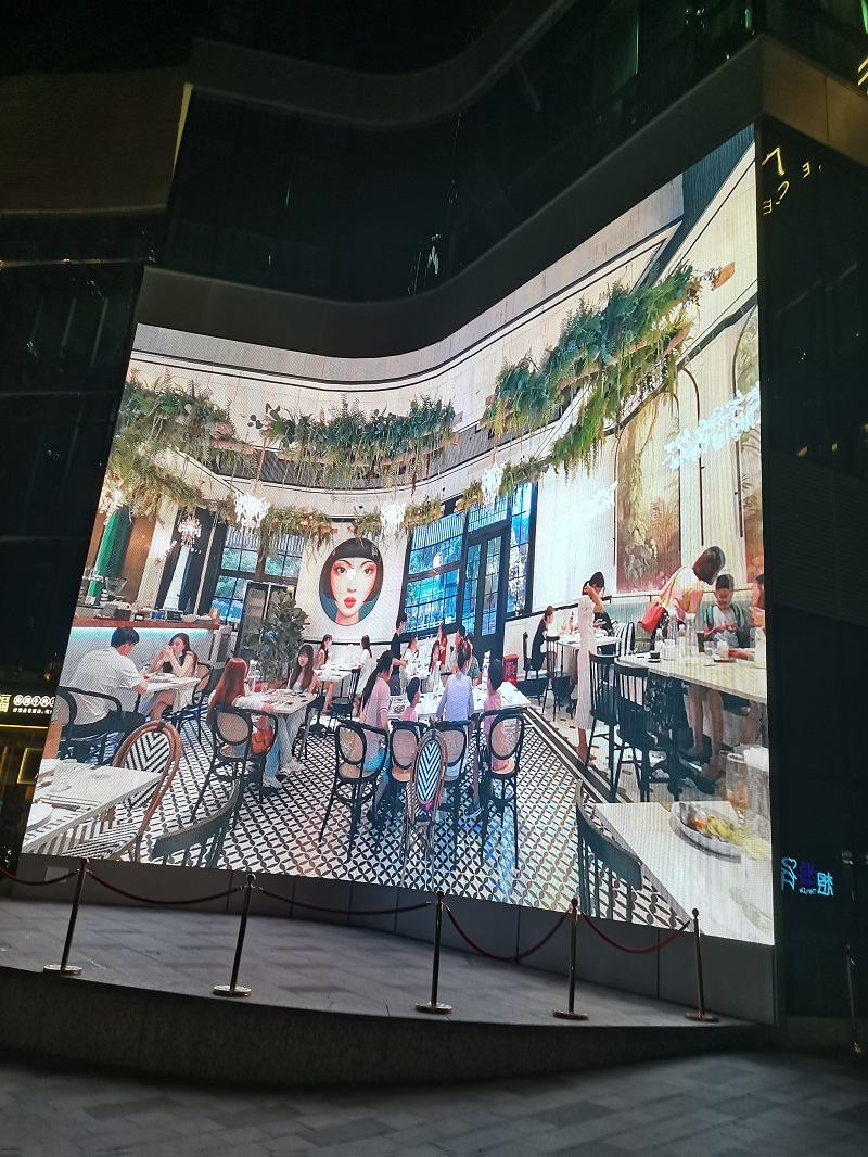 廣州天德廣場led格柵屏 廣州天德廣場led格柵屏