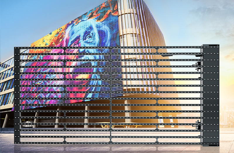華邦瀛LED格柵屏，助力戶(hù)外廣告價(jià)值躍升！